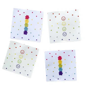 50 Страниц / Упаковка Cute Face Bear Jelly Drops Блокнот Для Заметок Sticky Notes Школьные Канцелярские Принадлежности Студенческие Канцелярские Принадлежности