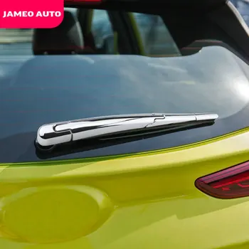 Jameo Auto 4 шт./компл. ABS Хромированная Защитная Крышка Стеклоочистителя Заднего Стекла для Hyundai Kona 2017-2021 Отделка Стеклоочистителя для Мытья Лобового стекла