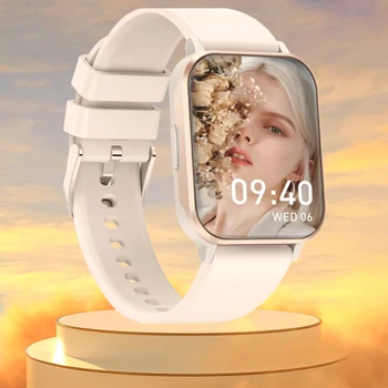 LIGE 2023 Женские Умные часы Женские Умные Часы Для девочек Bluetooth Вызов Фитнес Цифровые Часы Смарт-браслет Электронные наручные часы