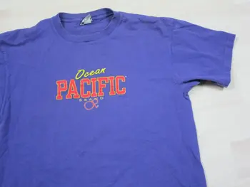 Винтажная футболка Ocean pacific OP 1992 Большого размера из США фиолетового цвета В освежающем стиле для серфинга