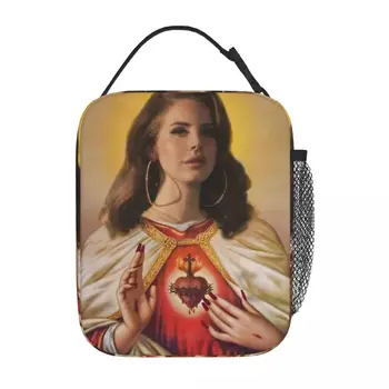Изолированные сумки для ланча от Lana Del Rey, Термоконтейнер для еды, Герметичная сумка-тоут, Ланч-бокс, Сумки для хранения продуктов на открытом воздухе